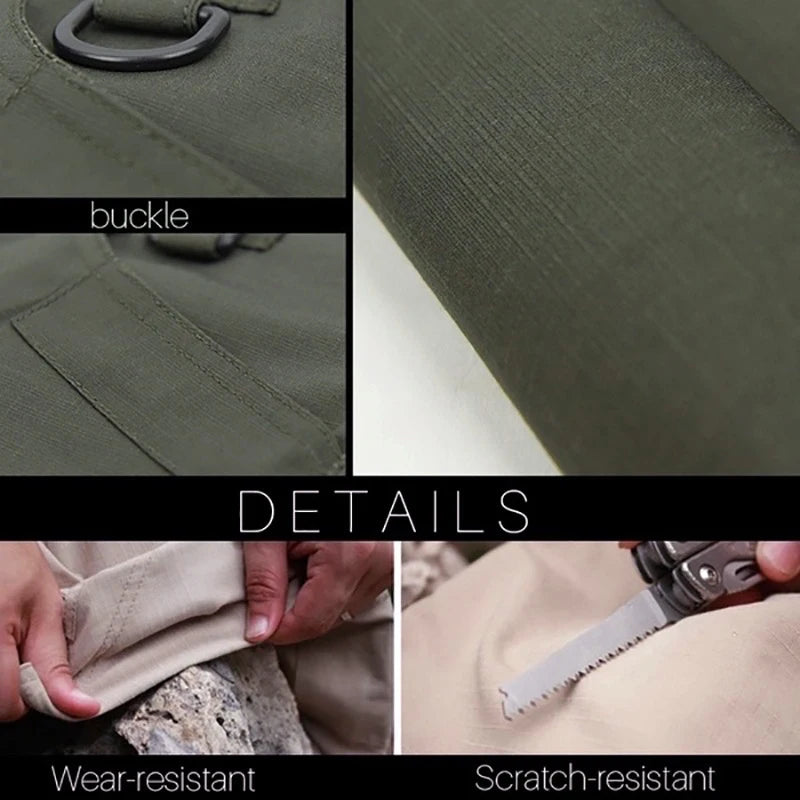 City Tactical Cargo Pants Classic Outdoor Hiking Trekking Army Tactical Joggers Pant Camouflage Military Multi Pocket Trousers - Premium Kiosk