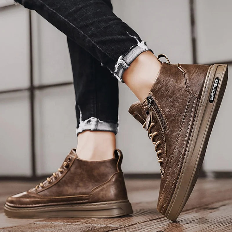 Y Zapatos De Hombre Classic Low Price Brown Men's Height Increasing Casual Trendy Shoes for Men