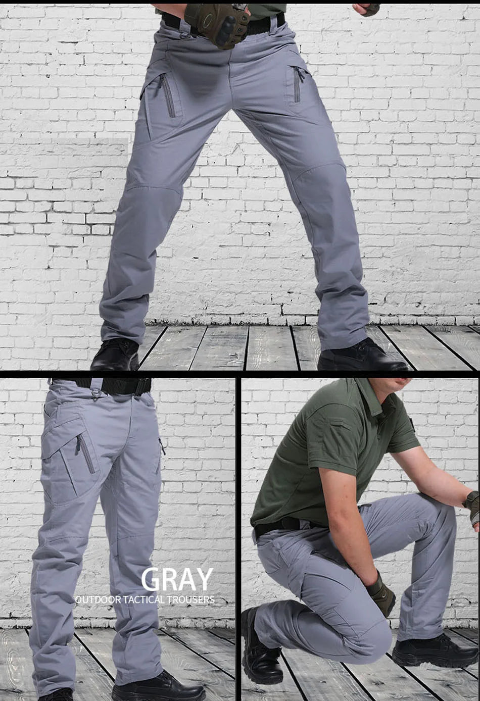 City Tactical Cargo Pants Classic Outdoor Hiking Trekking Army Tactical Joggers Pant Camouflage Military Multi Pocket Trousers - Premium Kiosk