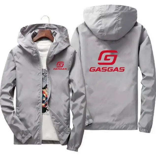 Men's hooded jacket, casual atmosphere thin coat, street clothing, fishing jacket, spring and autumn new