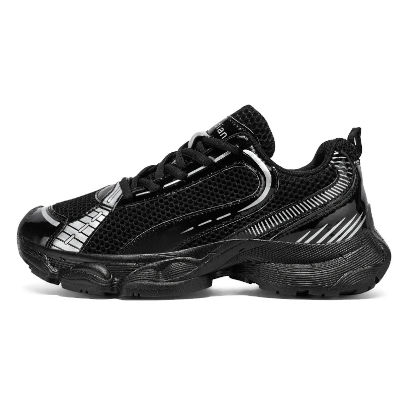2025 New Autumn and Winter Dad Shoes for Men Couples Shoes, Thick Soles, Increased Genuine Leather, Breathable, Polis
