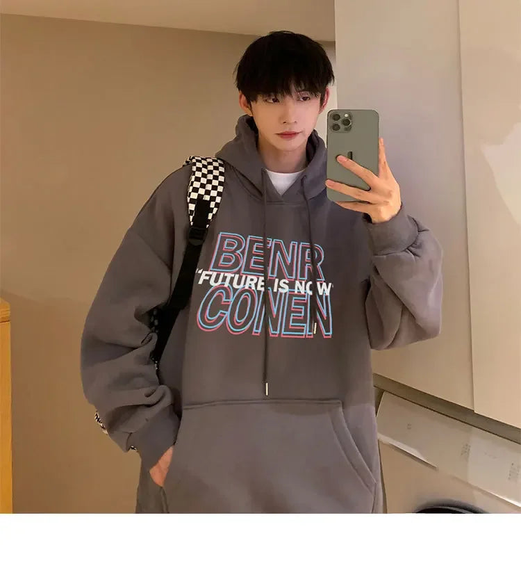 Hoodies Men Chic Daily Boy Men's Autumn New High Street Fashion Brand Jacket Ins Spring Autumn Sports Clothes ropa hombre y2k