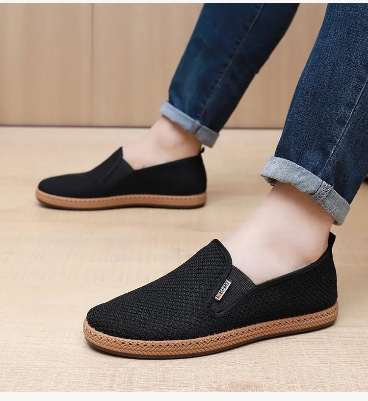 2025 New Men's Fabric Shoes Comfortable and Breathable Dad Shoes Soft Bottom Skid-Proof Fashion Casual Shoes Free Shipping