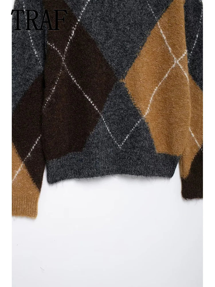 Women's Sweater New Autumn New Fashion Sweaters for Women Long Sleeve Pullover Casual Knitwear Top 