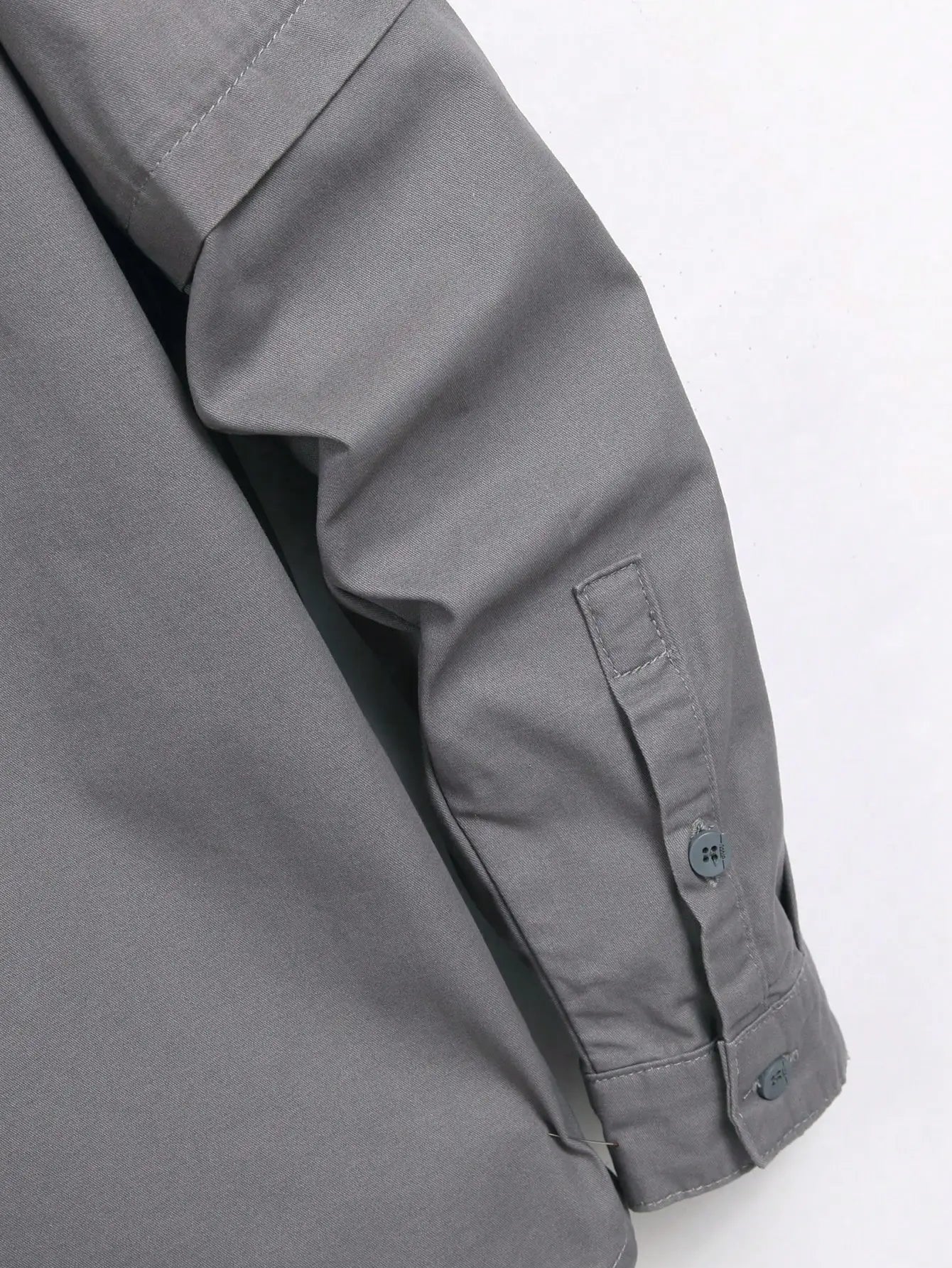 Men's workwear - style shirt for spring and autumn. Tailored fit. For daily casual wear. Trendy and minimalist.