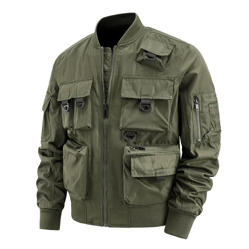 Men's Casual Multi-Functional Jackets Men's Cool Coats Outdoors Classics Cross-Country Sports Windproof Waterproof Autumn Winter