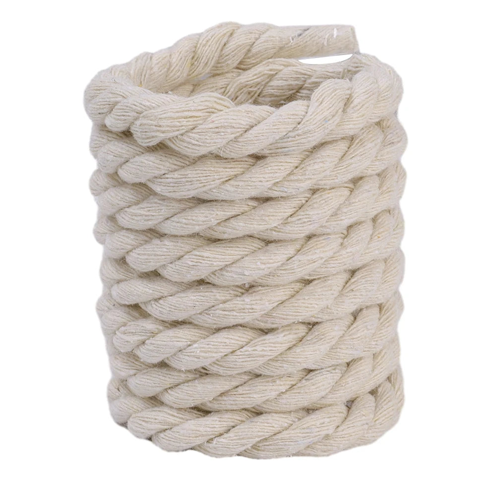 Bold Cotton Linen Twist Weave Shoelaces solid Color Rope Shoes Laces Men Women Trendy Personality kpop Sport Casual Shoestring