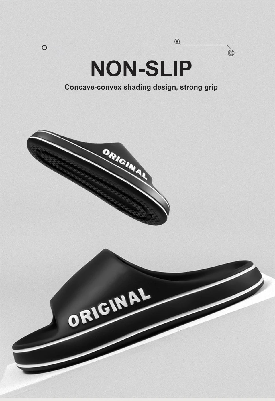 Women's Classic Slippers Slip-Resistant Soft Indoor Outdoor Comfortable Summer Footwear Men's Shoes - Premium Kiosk