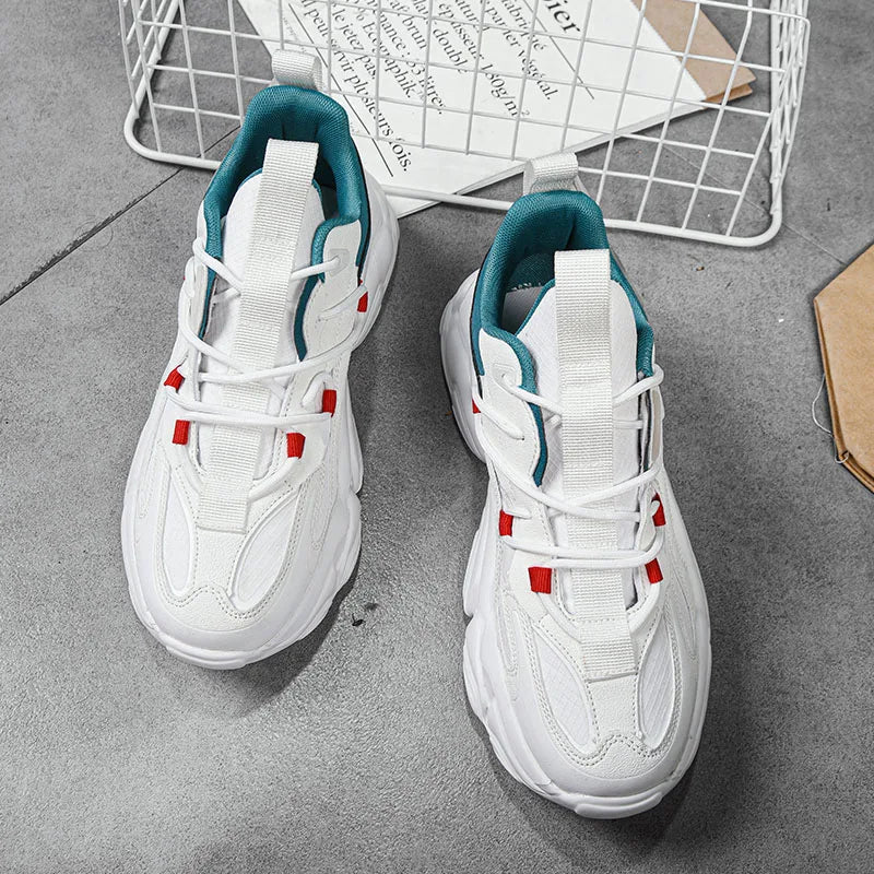 2025 new fashion platform daddy shoes men's ins port fashion shoes male personality popular leisure running shoes