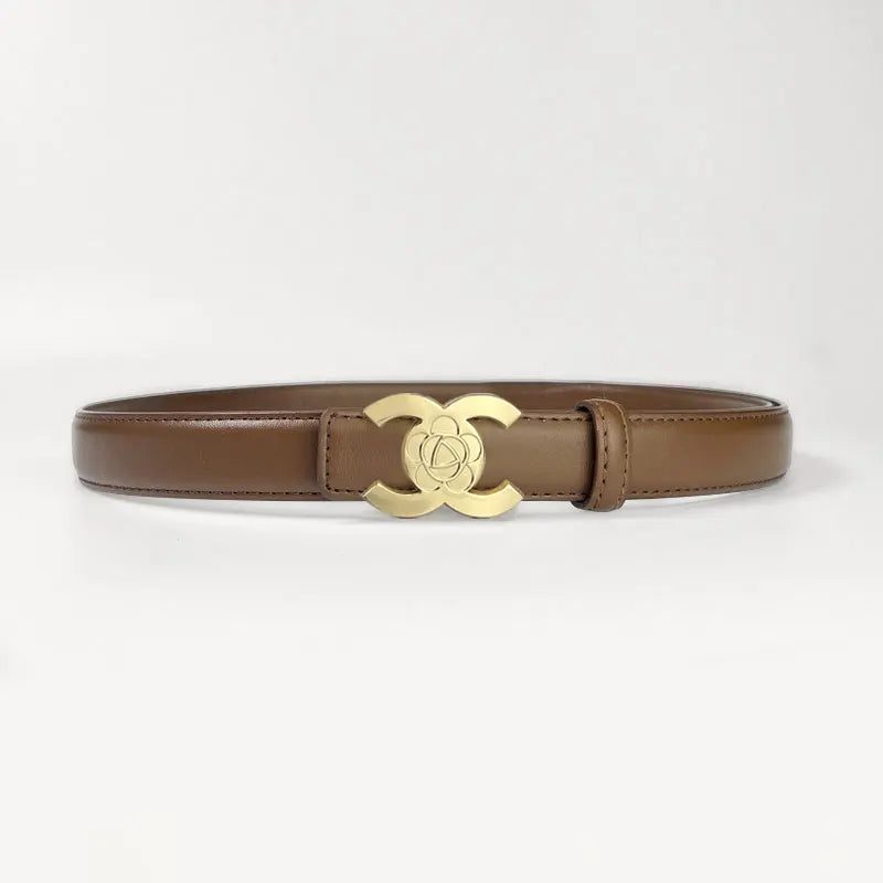 Women's belts designed in the style of luxury brands make women look more beautiful when worn as accessories and can also be giv