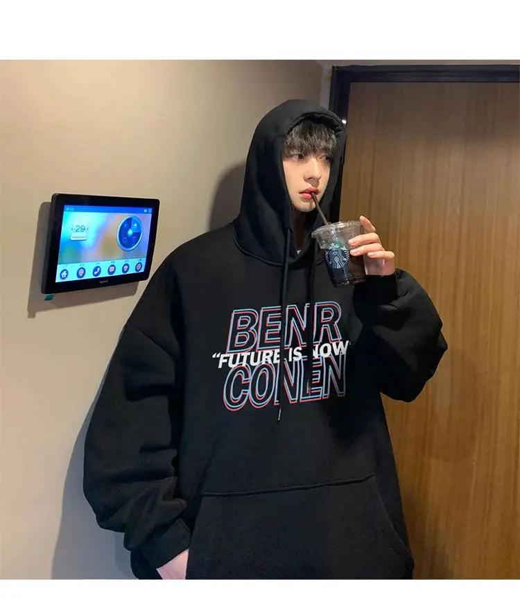 Hoodies Men Chic Daily Boy Men's Autumn New High Street Fashion Brand Jacket Ins Spring Autumn Sports Clothes ropa hombre y2k