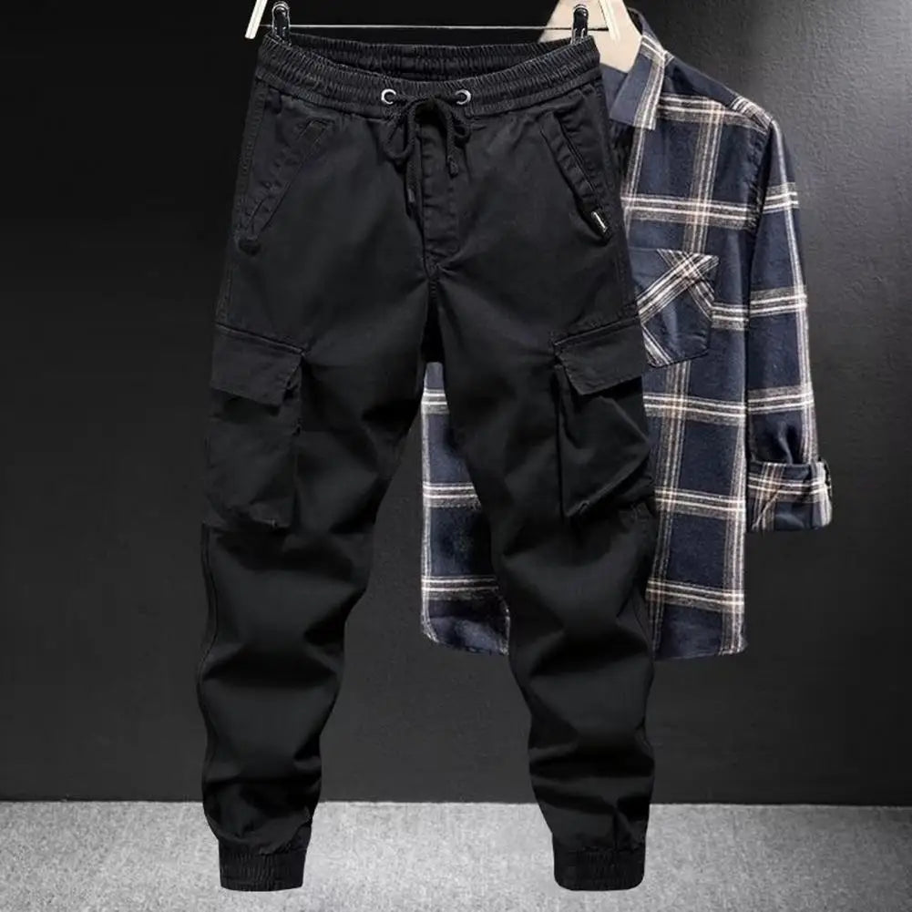 Cargo Pants Men Jogging Casual Pants Cotton Full Length Military Mens Streetwear Mens Work Tracksuit Trousers Plus Size
