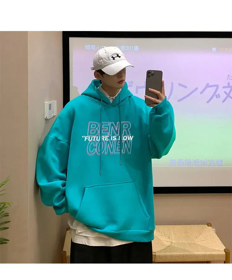 Hoodies Men Chic Daily Boy Men's Autumn New High Street Fashion Brand Jacket Ins Spring Autumn Sports Clothes ropa hombre y2k