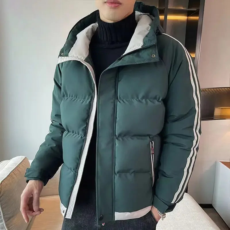 Hoodie Jacket Man Printed Winter Down Coat for Men Cold Casual Fast Delvery Stylish Aesthetic Cheap Sale Joker Deals Work New In