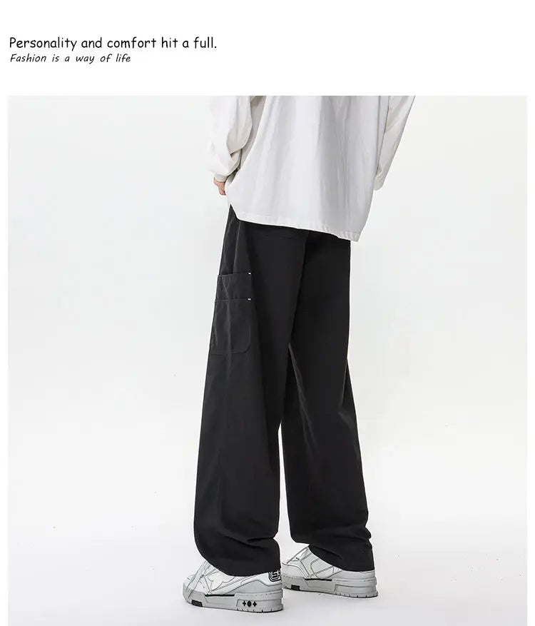 M-XXXXXXXXL Mens Cargo Combat Trousers Chino Cotton Jeans Casual Streetwear Work Wear Pants Plain Color Autumn Bottoms 8XL 7XL - Premium Kiosk