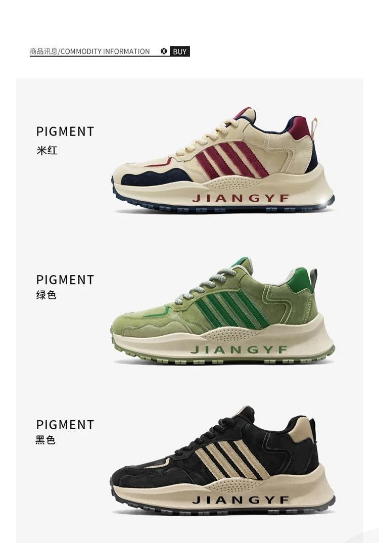 2025 All-Season Lightweight Chunky Dad Sneakers | Comfy Versatile Sport-Style Running Shoes for Men