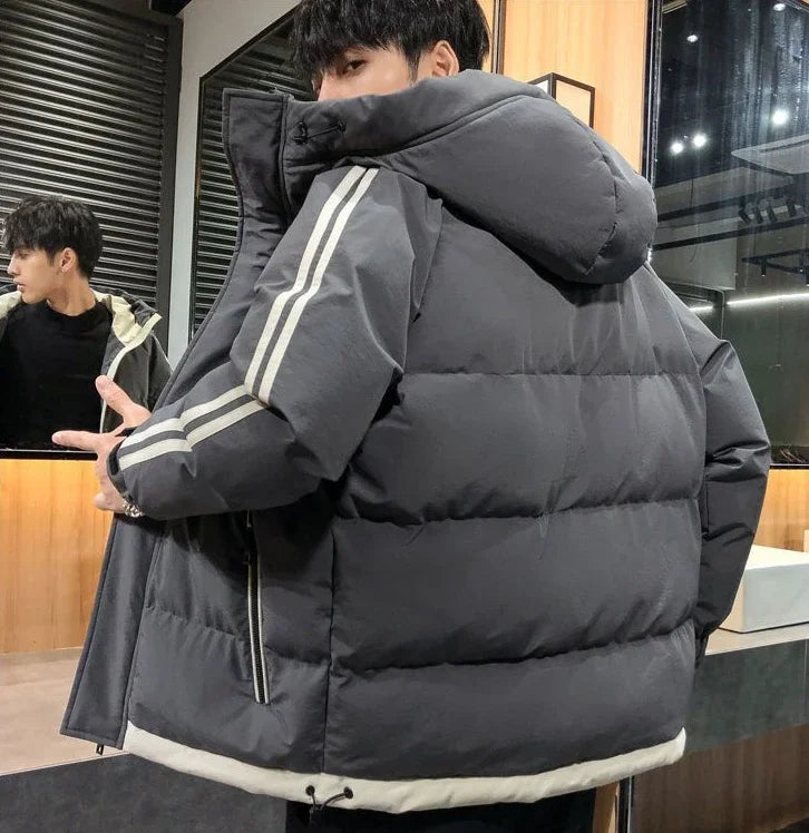 Hoodie Jacket Man Printed Winter Down Coat for Men Cold Casual Fast Delvery Stylish Aesthetic Cheap Sale Joker Deals Work New In