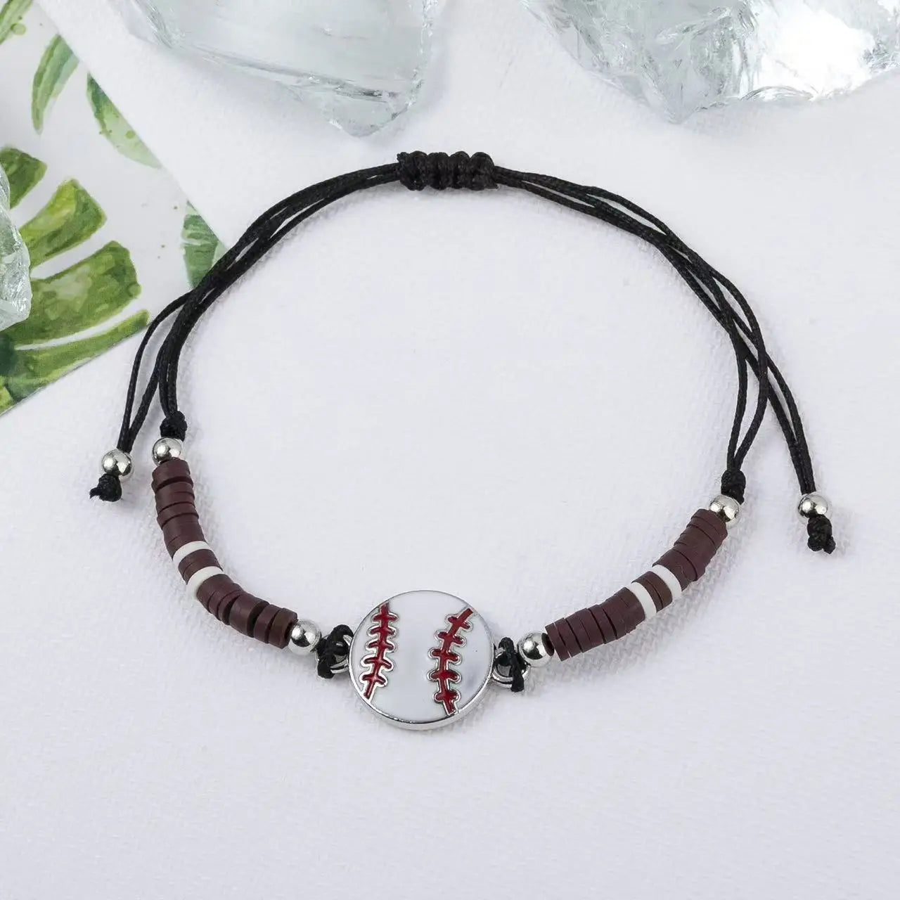 12 piece/set of personalized men's and women's bracelets for football, basketball, volleyball rugby and baseball Bracelet set