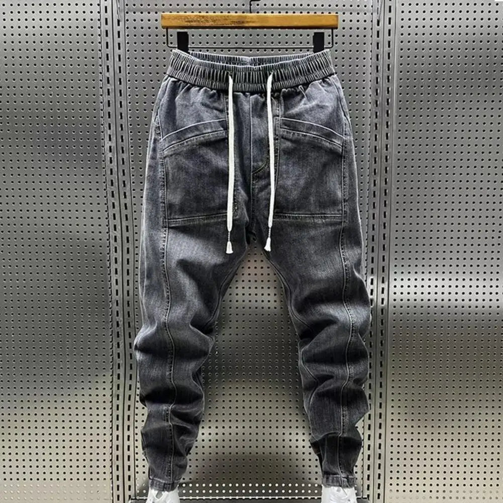 Cargo Pants Men Jogging Casual Pants Cotton Full Length Military Mens Streetwear Mens Work Tracksuit Trousers Jeans - Premium Kiosk