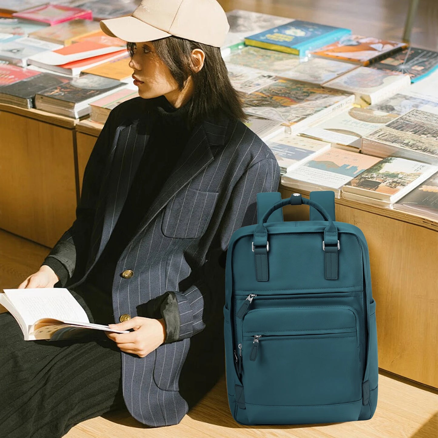 Women's Backpack Fashion School Backpack New Student Bookbag Korean for Teenager Girls College Bag Outdoor Waterproof Laptop Bag - Premium Kiosk