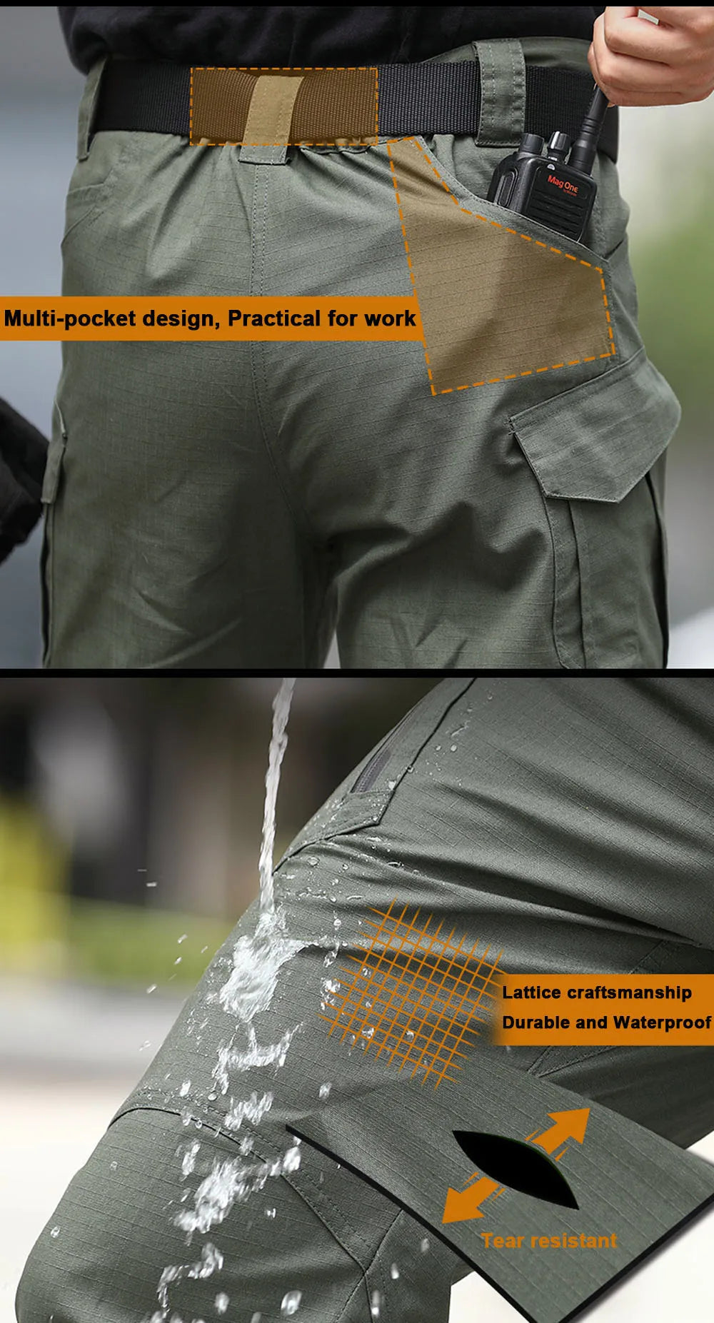 City Tactical Cargo Pants Classic Outdoor Hiking Trekking Army Tactical Joggers Pant Camouflage Military Multi Pocket Trousers - Premium Kiosk