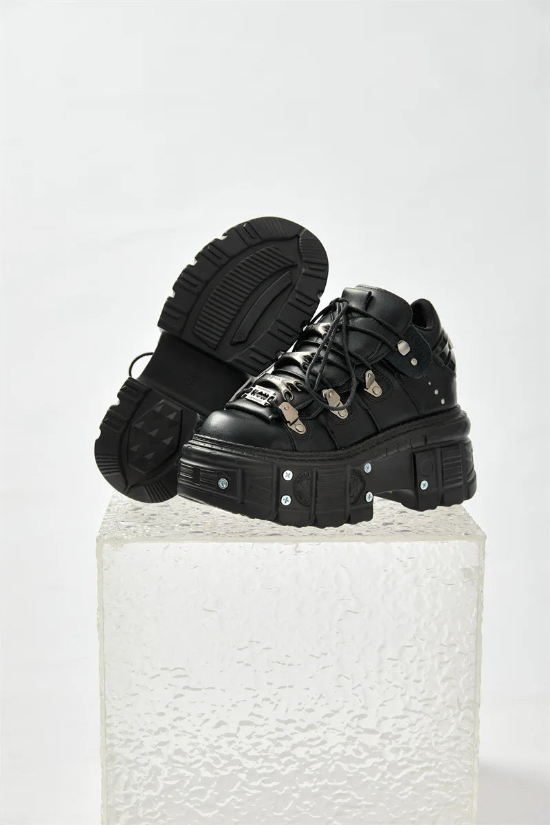 2025 New Diablo Daddy Shoes Platform Women's Heavy Metal Personality Gothic Punk Boots Men