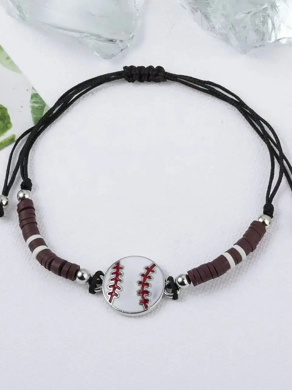 12 piece/set of personalized men's and women's bracelets for football, basketball, volleyball rugby and baseball Bracelet set