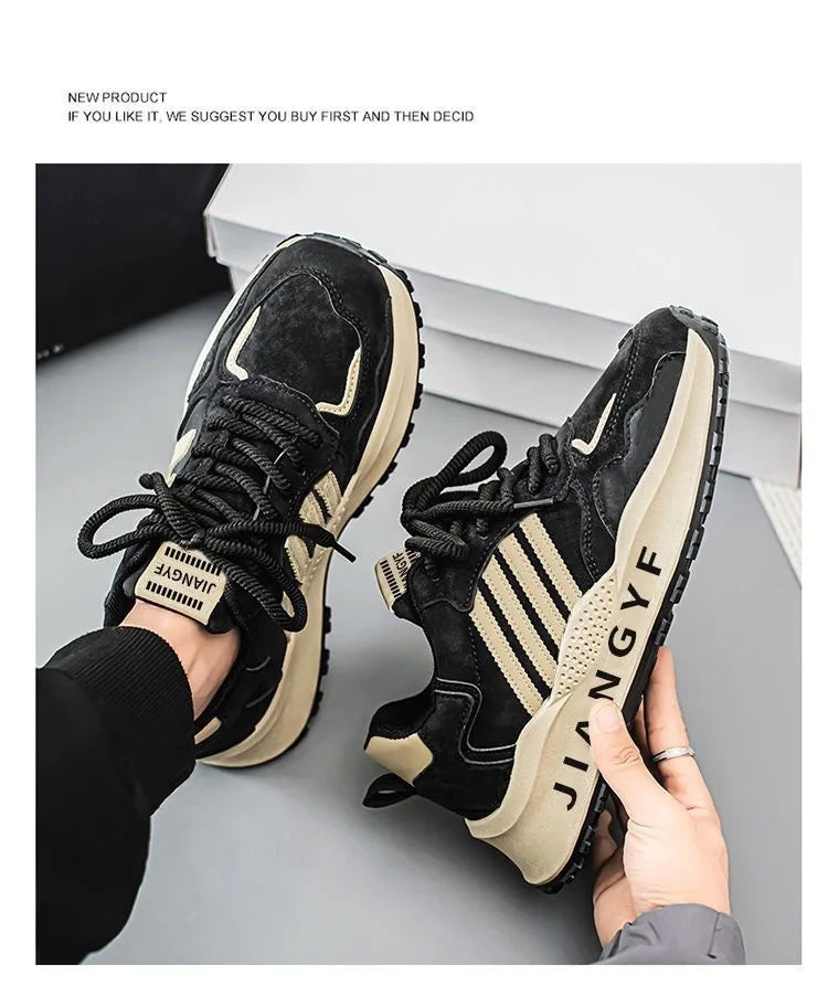 2025 All-Season Lightweight Chunky Dad Sneakers | Comfy Versatile Sport-Style Running Shoes for Men