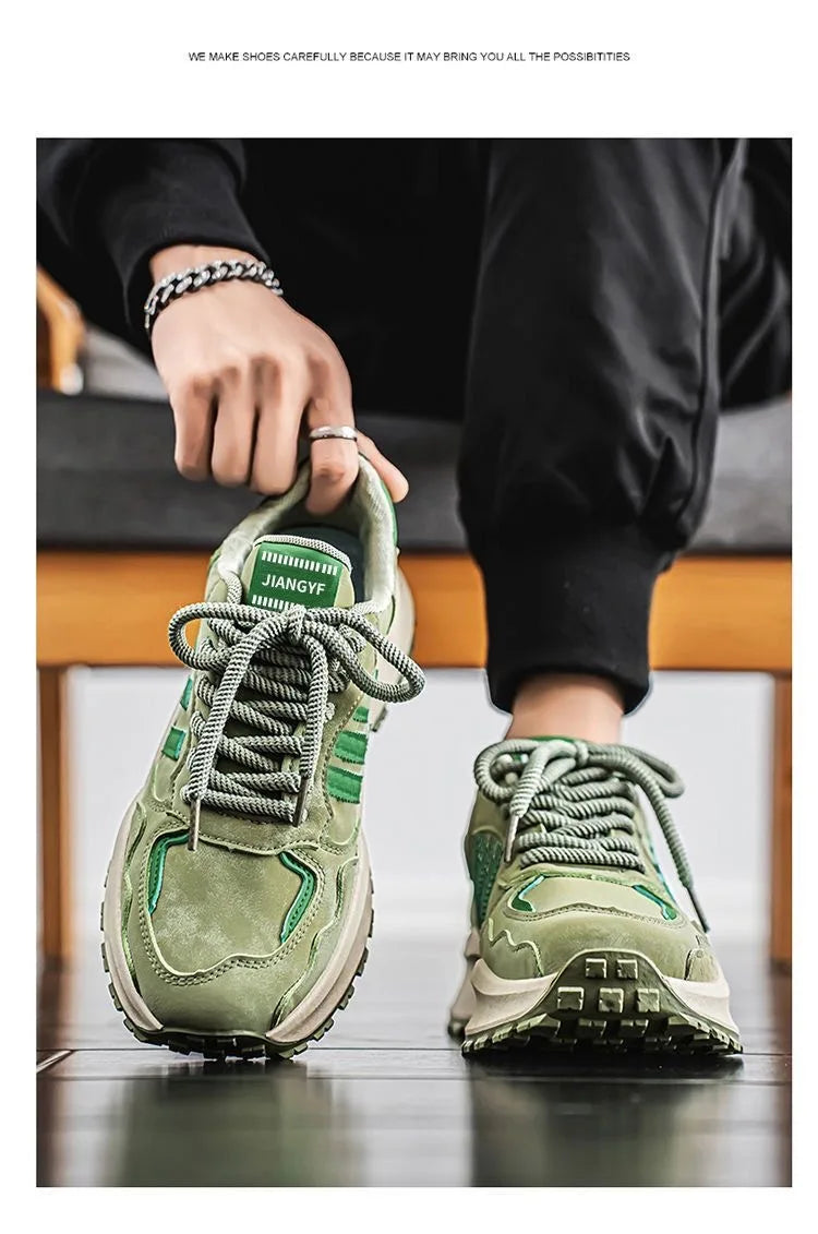 2025 All-Season Lightweight Chunky Dad Sneakers | Comfy Versatile Sport-Style Running Shoes for Men