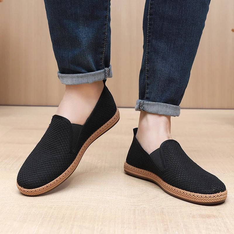 2025 New Men's Fabric Shoes Comfortable and Breathable Dad Shoes Soft Bottom Skid-Proof Fashion Casual Shoes Free Shipping