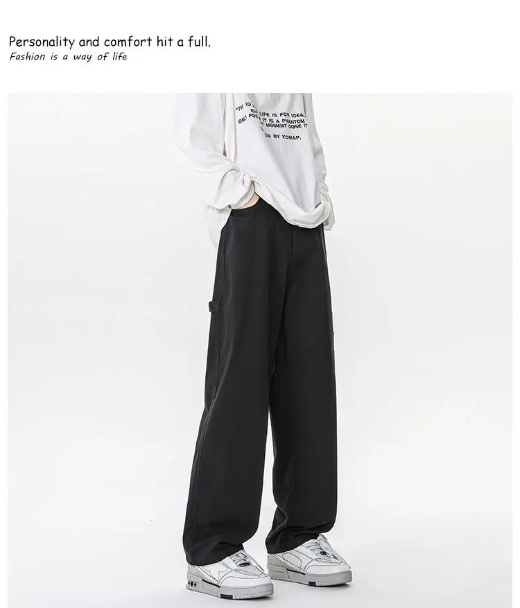 M-XXXXXXXXL Mens Cargo Combat Trousers Chino Cotton Jeans Casual Streetwear Work Wear Pants Plain Color Autumn Bottoms 8XL 7XL - Premium Kiosk