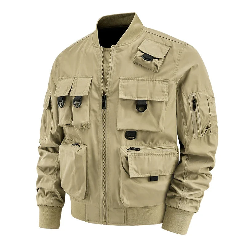 Men's Casual Multi-Functional Jackets Men's Cool Coats Outdoors Classics Cross-Country Sports Windproof Waterproof Autumn Winter
