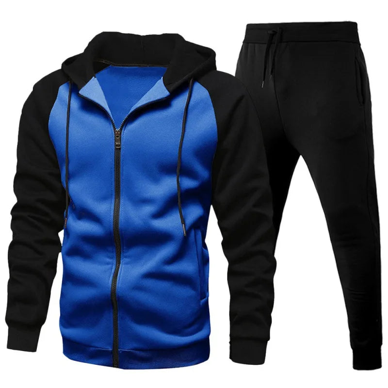 Hoodies Sets Men's Clothing Fashion Autumn/Winter Designer Clothing Hooded Jacket + Pants Suit Jogging Sportswear Two-piece Suit