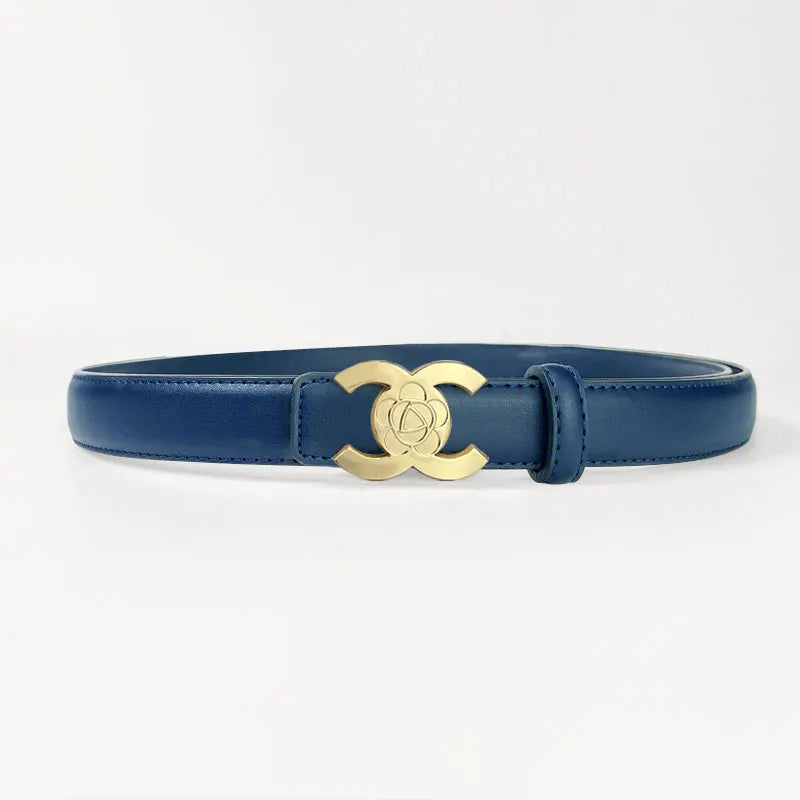 Women's belts designed in the style of luxury brands make women look more beautiful when worn as accessories and can also be giv