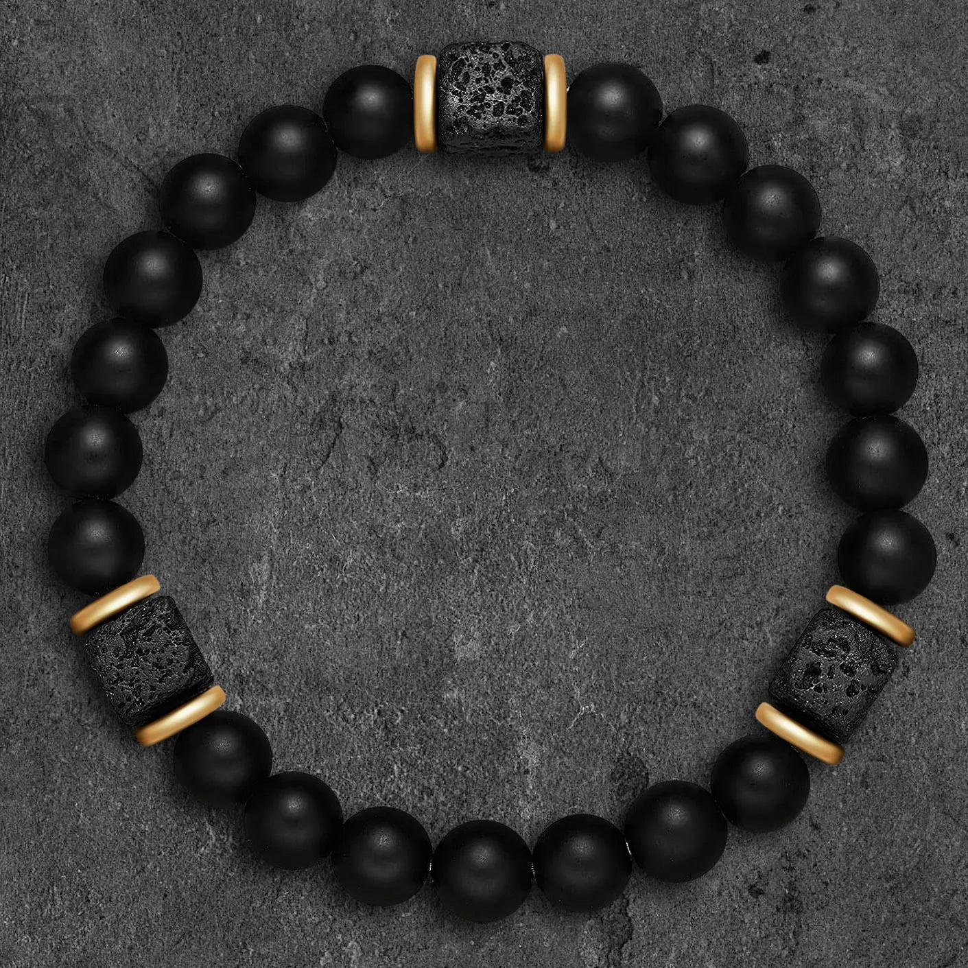 2pcs/set New Magnetic Bracelets and Necklace Set Men Nature Stone Bead Couple Bracelets Set for Women Health Care Help Weight Lo