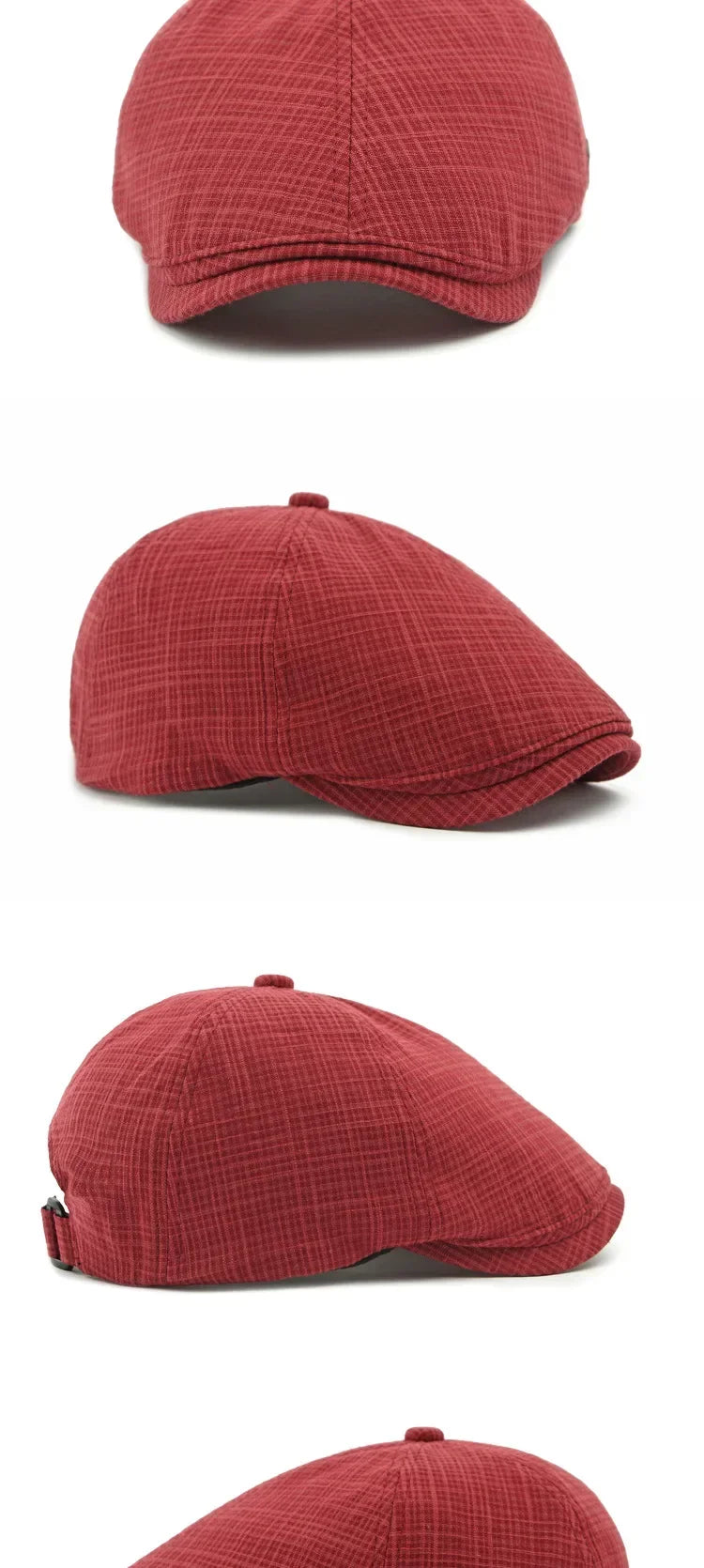 2025 New Hats for Men and Women Wearing British Retro Beret Hat Fashion Casual Berets Caps for Women Solid Color Adjustable Cap