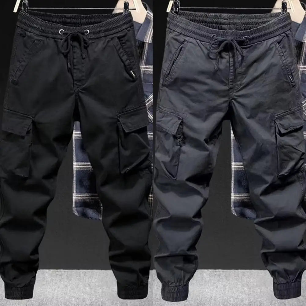 Cargo Pants Men Jogging Casual Pants Cotton Full Length Military Mens Streetwear Mens Work Tracksuit Trousers Plus Size