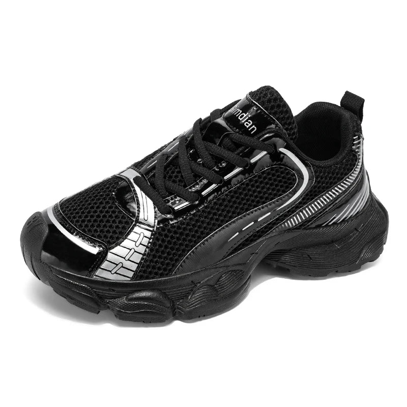 2025 New Autumn and Winter Dad Shoes for Men Couples Shoes, Thick Soles, Increased Genuine Leather, Breathable, Polis