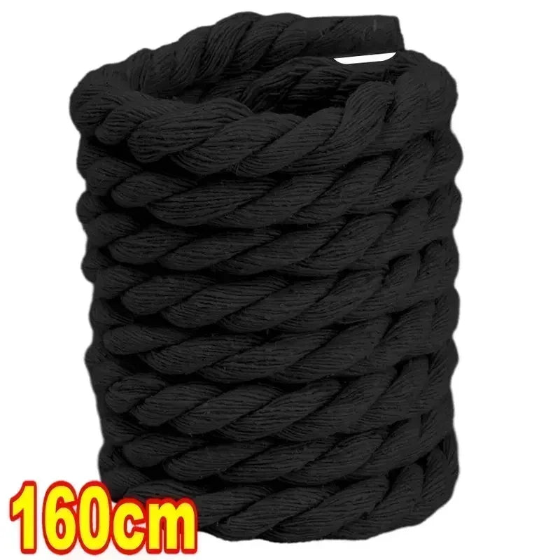 2PCS 120-160CM Thick Cotton Line Weaving Twisted Rope Bold Shoelaces Women Men Sneakers Low-top Canvas Shoe Laces Strings