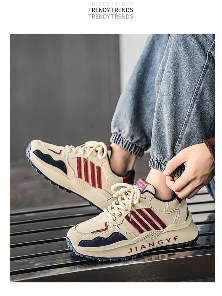 2025 All-Season Lightweight Chunky Dad Sneakers | Comfy Versatile Sport-Style Running Shoes for Men