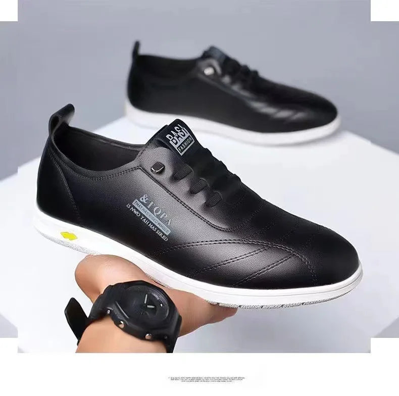 2025 New Men's Loafers Fashion Casual Leather Shoes for Men Comfortable Soft Sole Driving Shoes Classic Versatile Walking Shoes