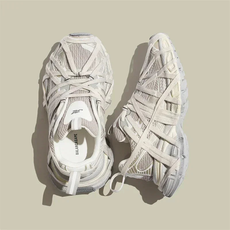 Daddy shoes women's shoes new dirty shoes small dirty shoes sneakers platform thick bottom strap niche casual shoes