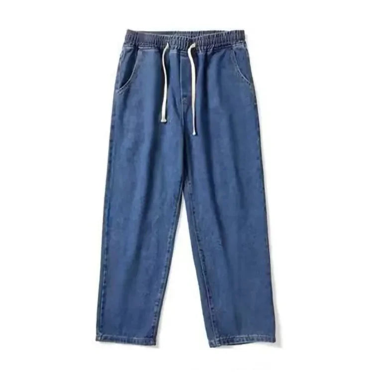 Jeans Men Wide Leg Cargo Pants Streetwear Baggy Men Korean Fashion Loose Straight Male Clothing Y2K Hip Hop Style Male Trousers - Premium Kiosk