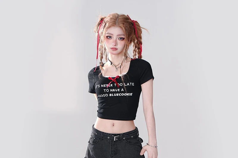 Y2K 2000S Black Cargo Jeans Women Vintage Streetwear Wide Leg Denim Pants Harajuku Aesthetic High Waist Baggy Straight Trousers - Premium Kiosk