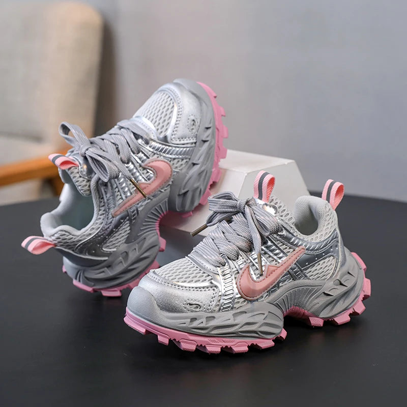 Women's Dad Shoes Thick Sole Breathable Lightweight Summer Thick Bottom High Toppling Street Fashion Comfortable Slip-On Trendy