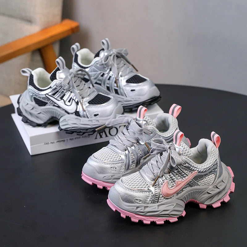 Women's Dad Shoes Thick Sole Breathable Lightweight Summer Thick Bottom High Toppling Street Fashion Comfortable Slip-On Trendy