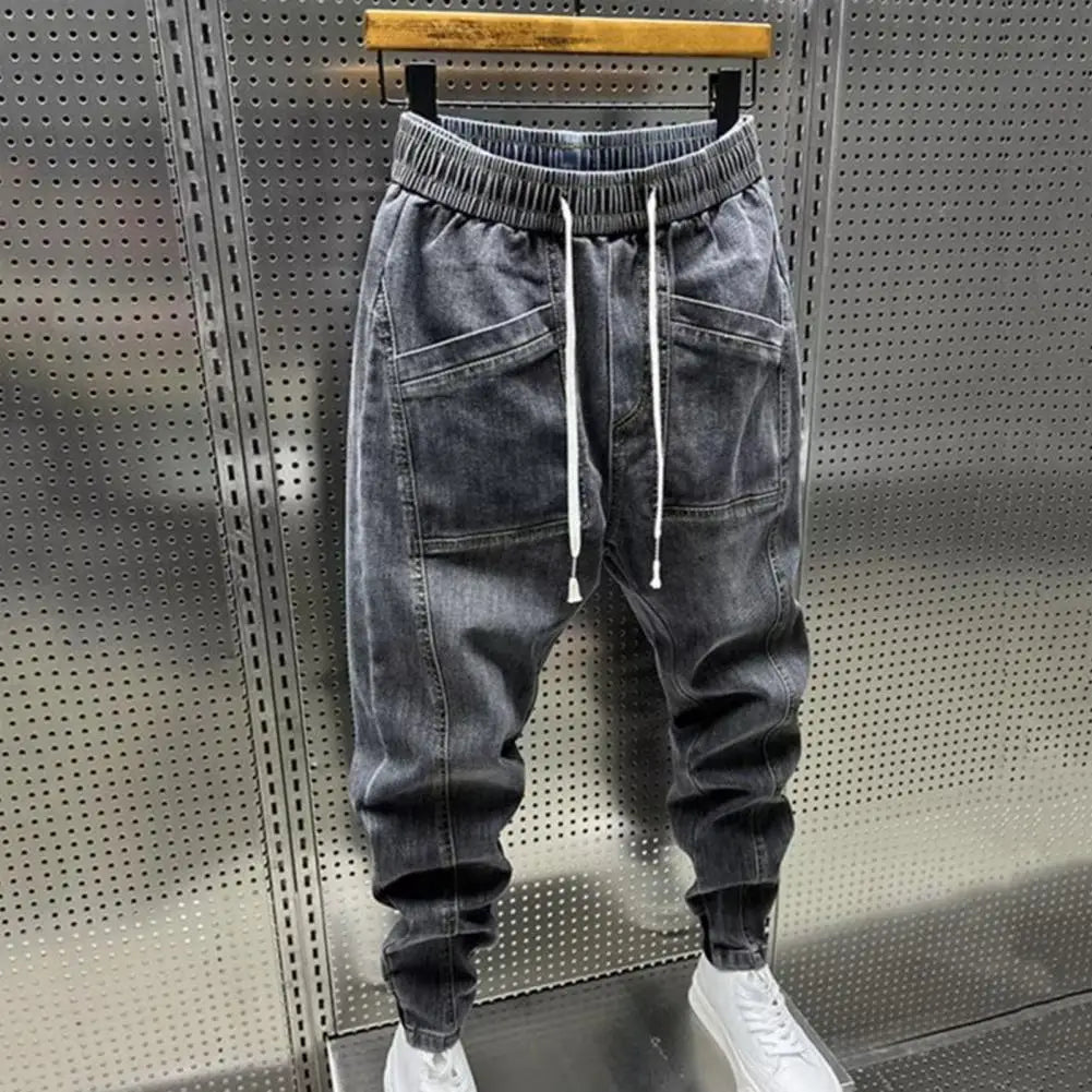 Cargo Pants Men Jogging Casual Pants Cotton Full Length Military Mens Streetwear Mens Work Tracksuit Trousers Jeans - Premium Kiosk