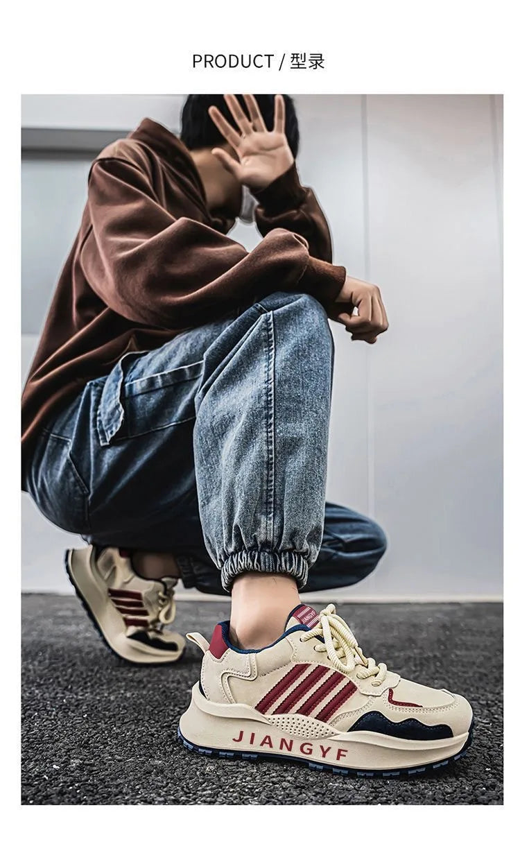 2025 All-Season Lightweight Chunky Dad Sneakers | Comfy Versatile Sport-Style Running Shoes for Men