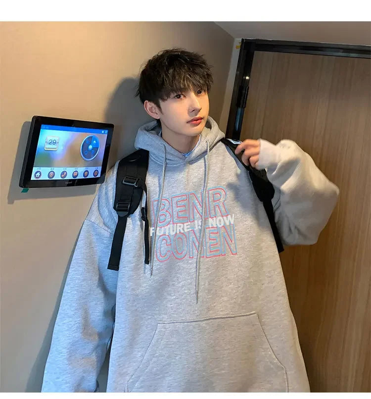Hoodies Men Chic Daily Boy Men's Autumn New High Street Fashion Brand Jacket Ins Spring Autumn Sports Clothes ropa hombre y2k