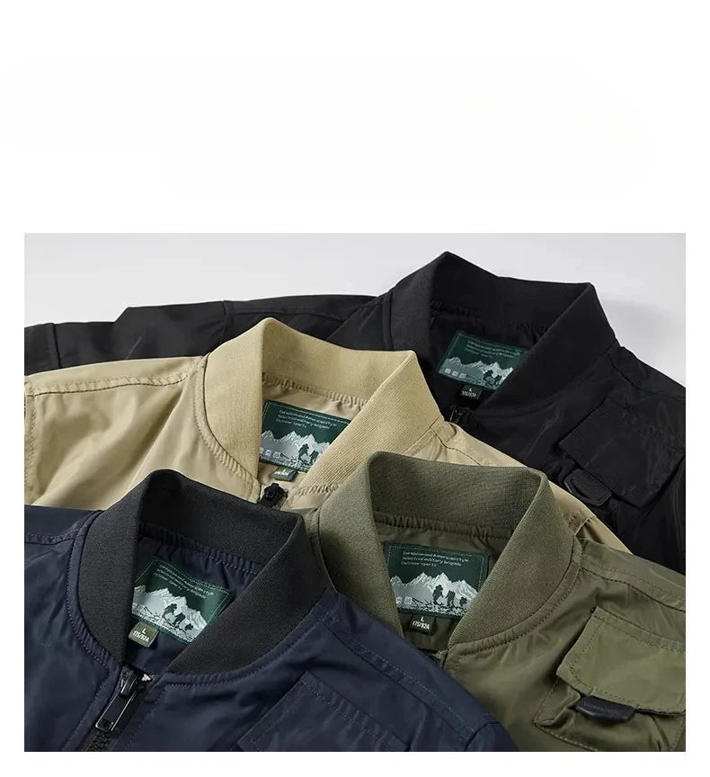 Men's Casual Multi-Functional Jackets Men's Cool Coats Outdoors Classics Cross-Country Sports Windproof Waterproof Autumn Winter